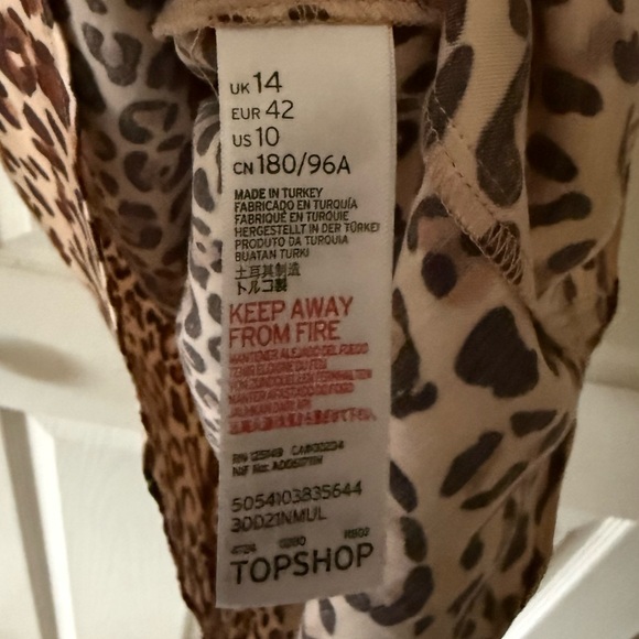 Topshop Satin Leopard Dress - Picture 7 of 7